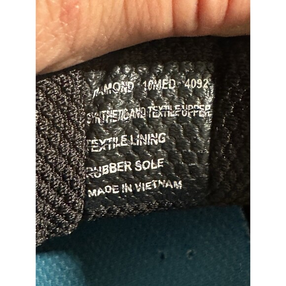 Abeo Pro Diamond Black Vibram Sneakers Lace Up Women’s Size 10 EUC Walking - Picture 3 of 12